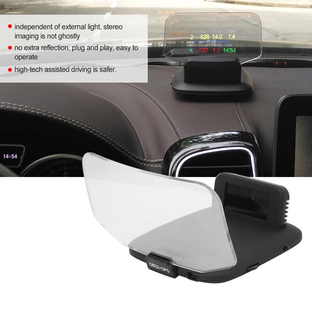 C1 OBD2+GPS LED OBD Car HUD Head-up Display Speedometer Projector System Diagnostic Tool HUD Head-up Display Diagnostic Tool Kit