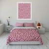 "Pink Leopard Print Decor Set" Soft Skin-Friendly Bedding Set Includes 1 Duvet Cover And 2 Pillowcase Gift
