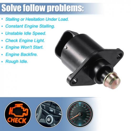 Car Idle Air Control Valve Replacement For Car 7700102539 Bronze Tone Black