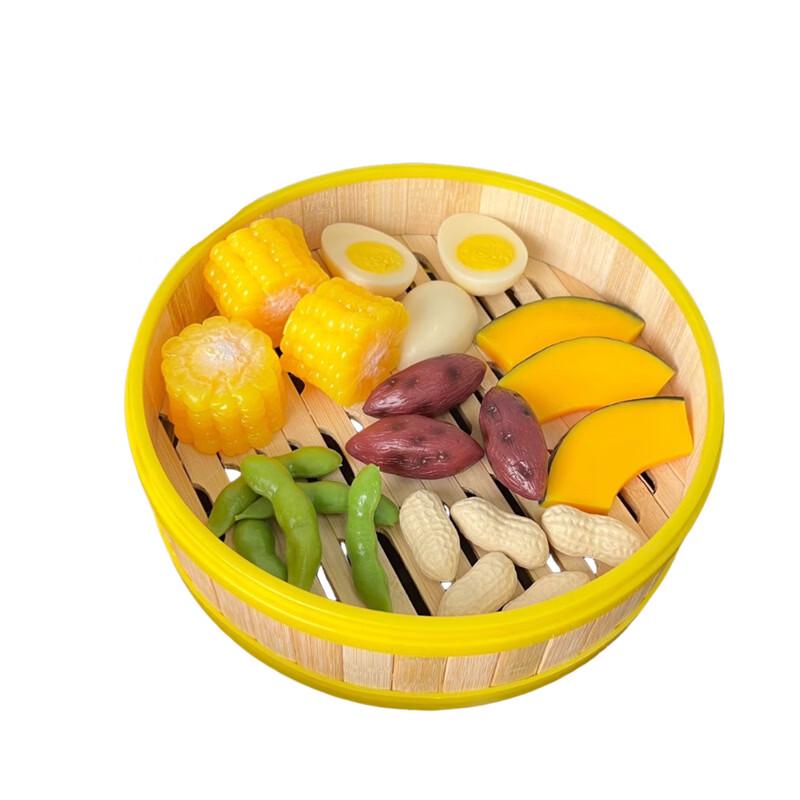 Simulation Steamed Bun & Mantou Model Set