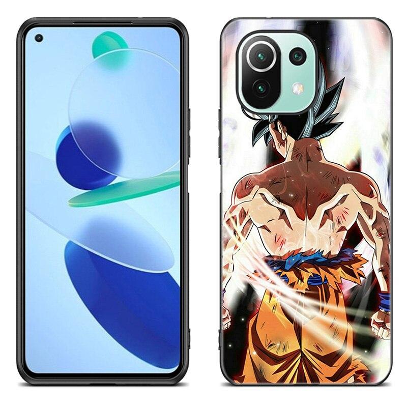 Anime Son Goku Ultra Instinct Phone Case For Xiaomi Mi POCO X3 NFC F3 GT M3 11i 11 Ultra 10T Pro A2 11 Lite Redmi K40 K20 7 7A