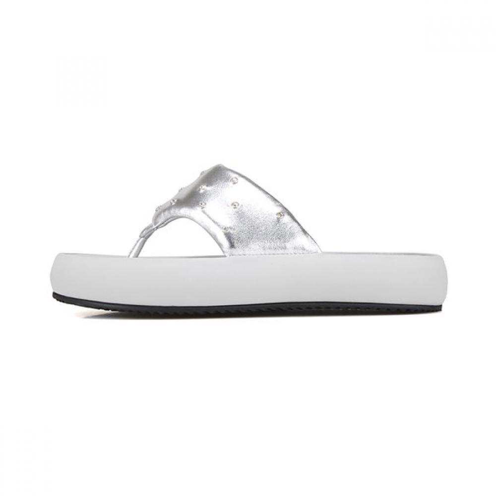 Barbara Leather Minimal Shape Women S Sandal 3.5cm 2colorS Bbj321