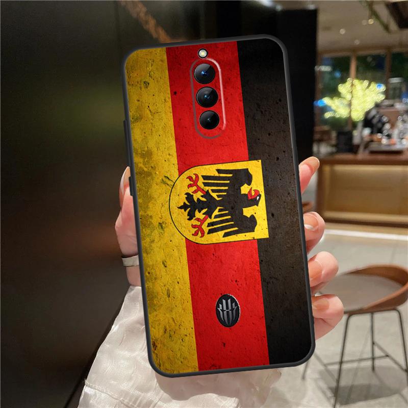 Germany Flag Banner Case For ZTE Nubia Red Magic 11 10 8 8S 9 9S 10S Pro Plus 6 7 6S 7S For RedMagic 10 Air Cover
