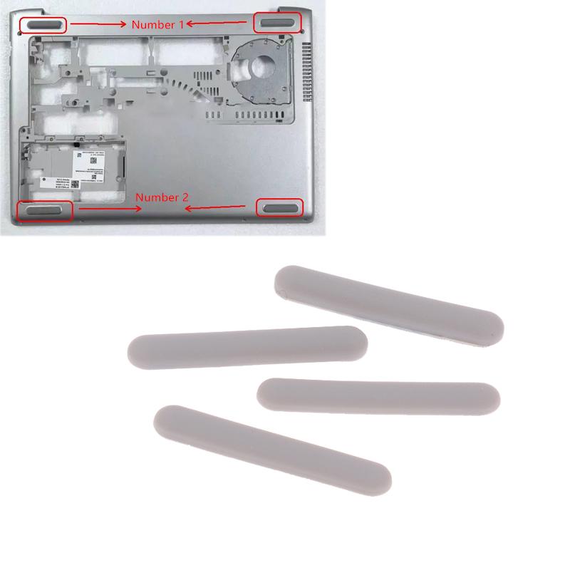 2/4 Stück Laptop-Gummifüße für HP Probook 430 435 436G5 440 445 G5 Laptop-Füße Untere Gehäusepolster Ersatzteil