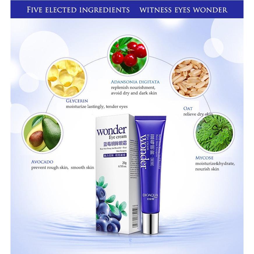 Blueberry Brightening To Fine Line Firming Anti-Wrinkle Moisturizing Dark Circle Eye Bag Eye Cream