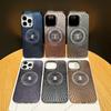 For iPhone 16 Pro Max Case Compatible with MagSafe Heat Dissipation Electroplating PC Phone Cover