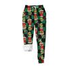 Women's Casual Fashion Home Print Velvet Sweatpants