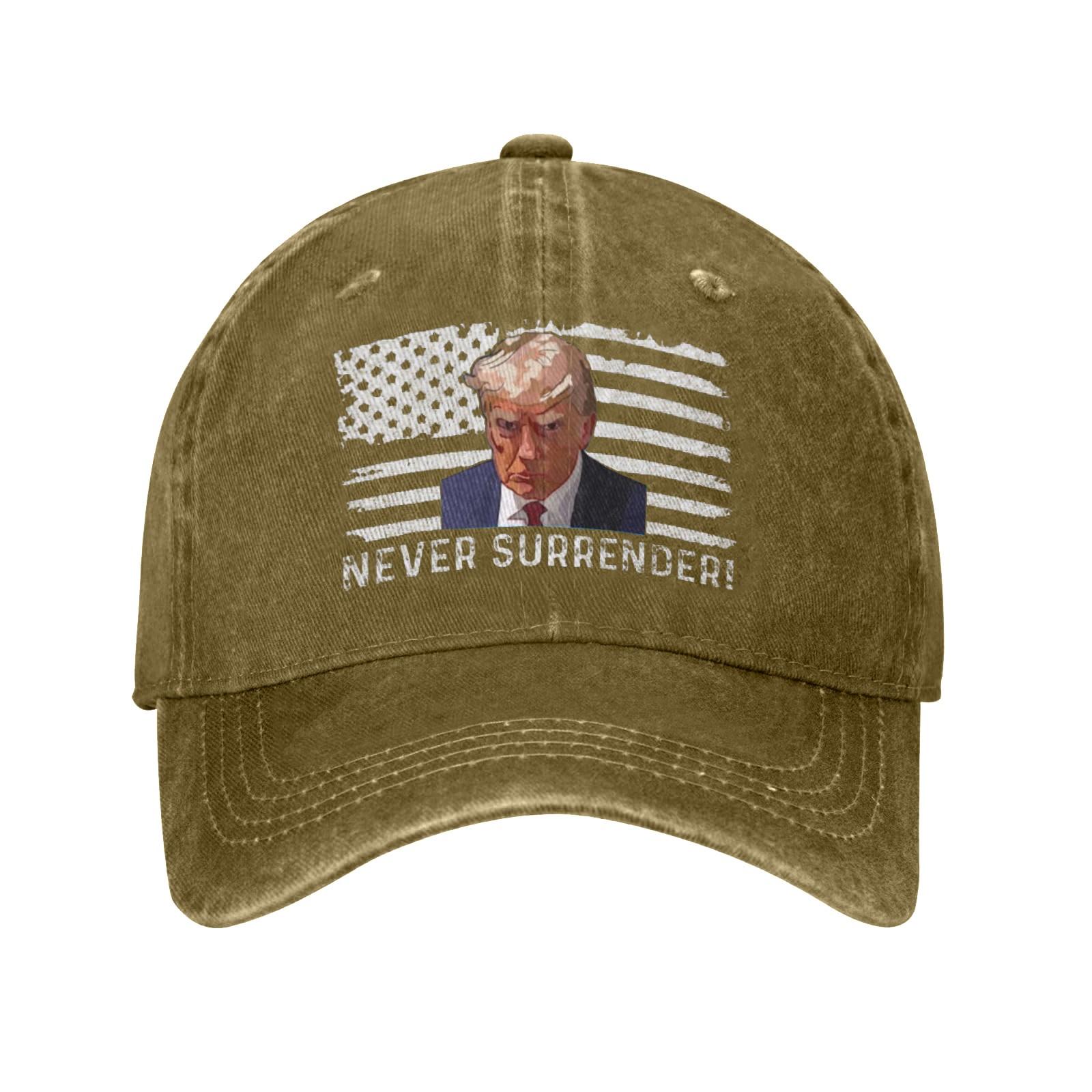 

Funny Hats Photos Never Surrender Hats Retro Hats One Size хакі