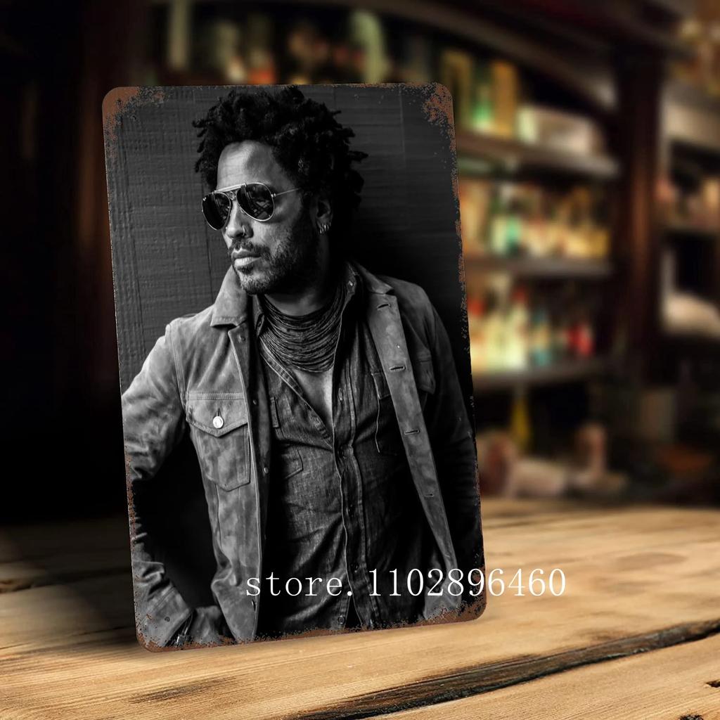 Lenny kravitz Kovové plakety a cedule nástěnná dekorace Vintage plechové cedule Captain Kovový plakát Dekorace pro Bar Pub Klub Nástěnná dekorace