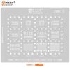 AMAOE EMMC3 1 2 BGA Reballing Schablone für Android Nand Flash EMMC EMCP UFS LPDDR PCIE 153 162 169 221 254 60 70 186 200 Zinnnetz