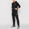 Emporio Armani EA7 Side Sleeve Letter Print Long Sleeve Hooded Sweatshirt Men sweatshirt Black 8NPM18-PJ05Z-0203