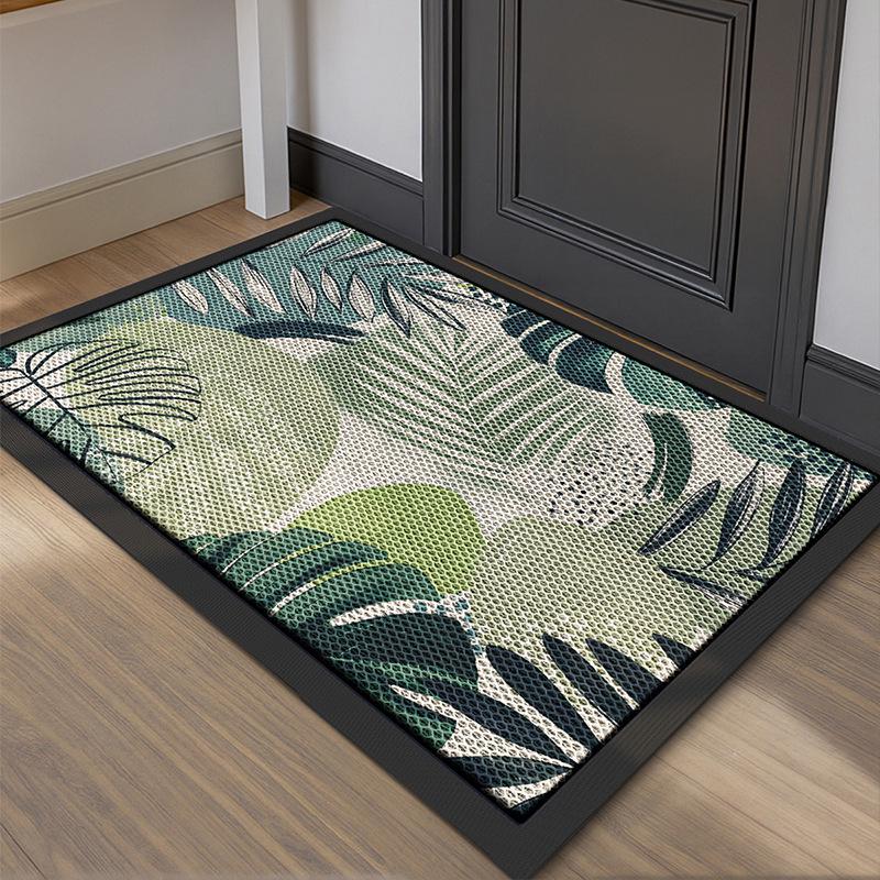 High Elastic Stretch Yarn Non-slip Luxury Entrance Doormat for Home 43x76cm
