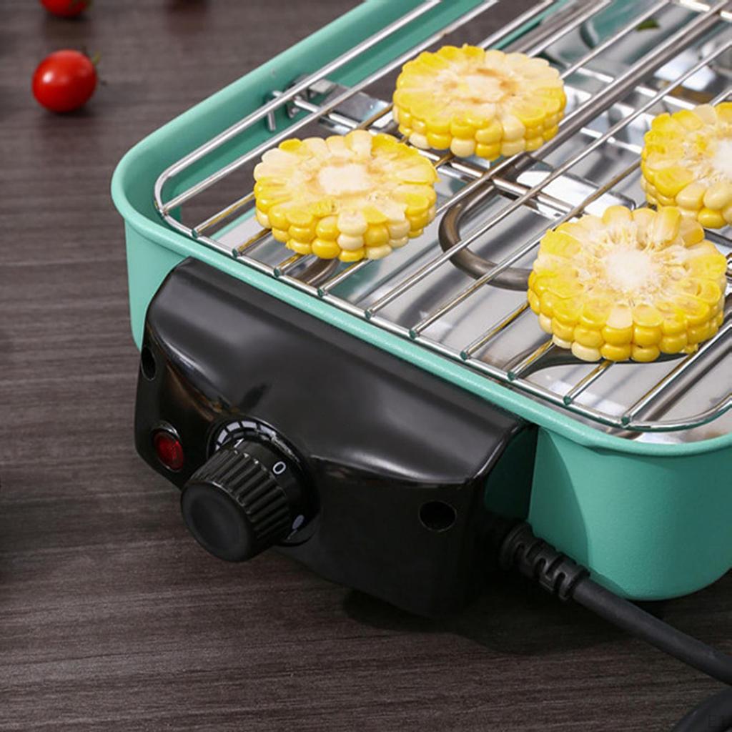 Grill Elektryczny Łatwy do Czyszczenia 2 w 1 Koreański BBQ do Jajek Naleśników Barbecue