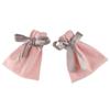 Wedding Bow Necklace Pouches Drawstring Gift Packaging Velvet Pouch Jewelry Bags Packaging Bags
