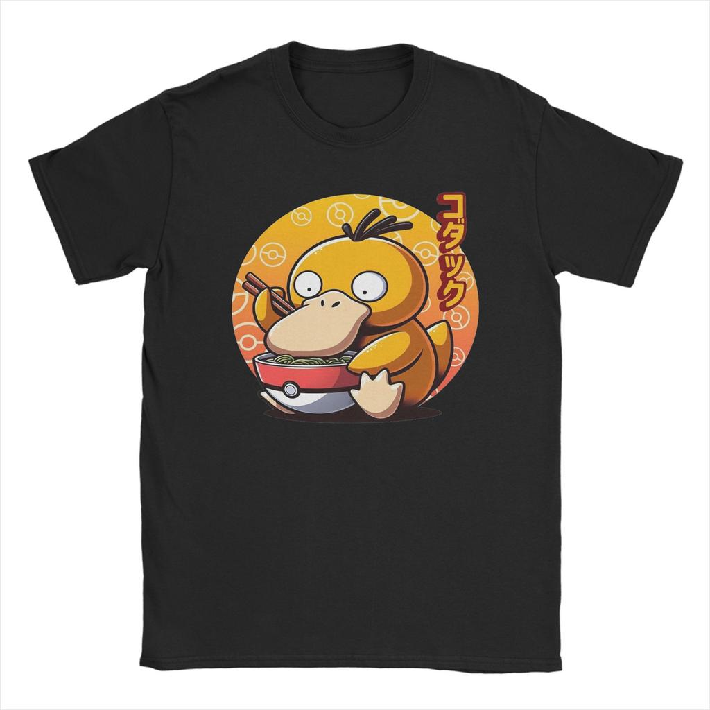 Pokemon T Shirt Men's  100% Cotton Casual T-Shirts Crew Neck  Tee Shirt Short Sleeve Clothing Summer