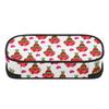 Pen Case Printed Strong Polyester Fabric Zip Around Closure with Mesh Pocket Removable Divider and Pen Slots for School and Study