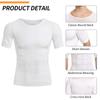Men Body Shaper Chest Compression T-Shirt Undershirt Abdomen Slimming Tank Tops Waist Trainer Workout Shapewear Shirts Tummy Base Layer Underwear