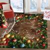 Glitter Gold Star Christmas Area Rug Warm Light Bokeh Pattern Soft Carpet Elegant Home Hotel Reception Living Room Floor Mat