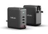 MINIX P165 GaN Wall Charger, 3*USB-C 1*USB-A