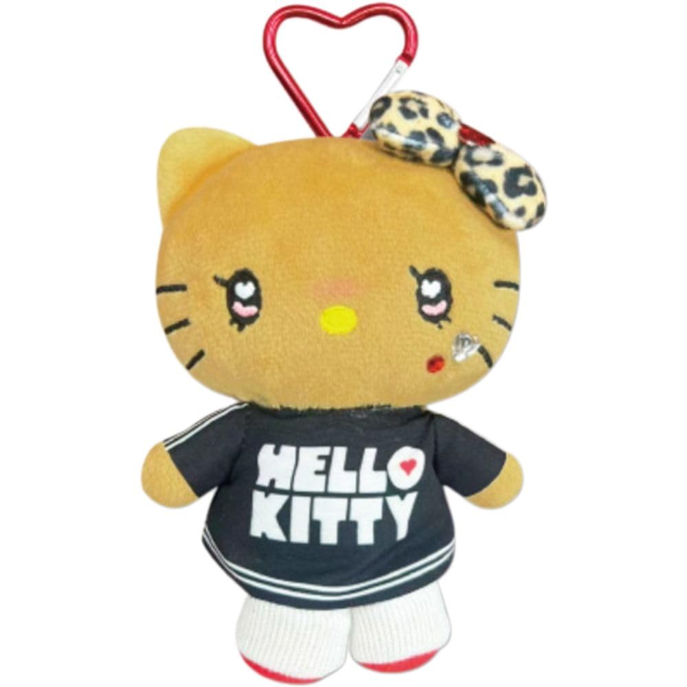 

Hatayama Shoji Sanrio Gal Series 3 Mascot Pouch Hello Kitty Y2K (Black, White, Brown) - Cute Accessory Case with Charm, Approx. 13cm H (Product Code: