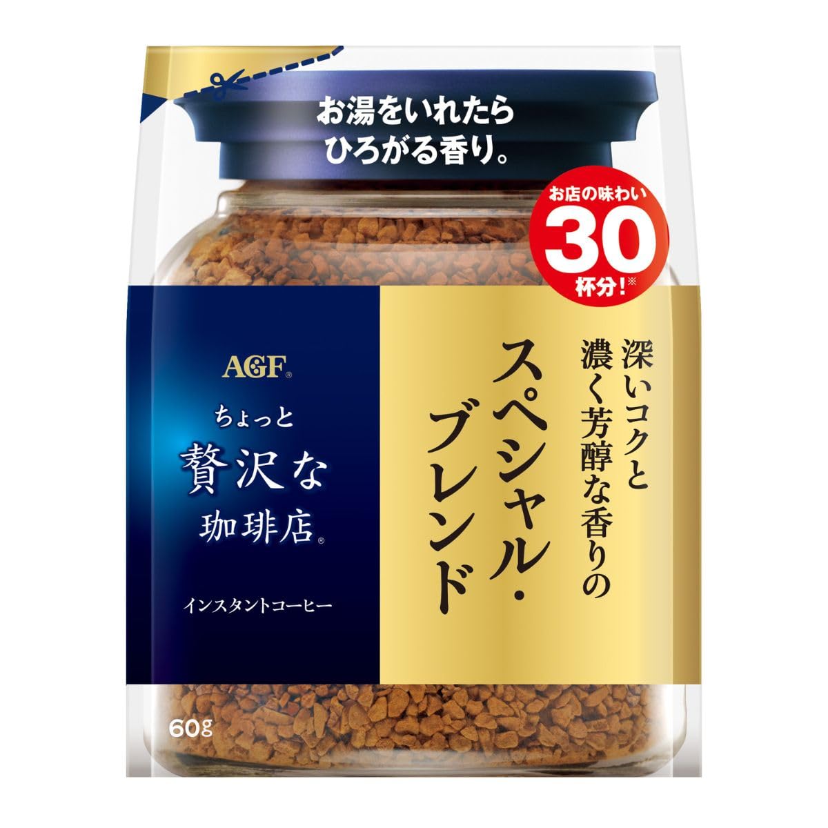 AGF Chotto Zeitaku na Kohiten Special Blend Bag Instant Coffee Refill Eco Pack 60 grams (x 1)