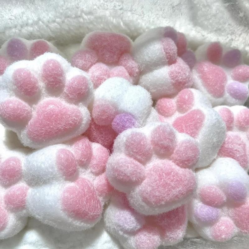 Cute Cat Paw Pinch Mold for Making Cake Mousses Candy DIYs Craft Baking Mould Chocolate Muffins Cookie Molds Home Decors