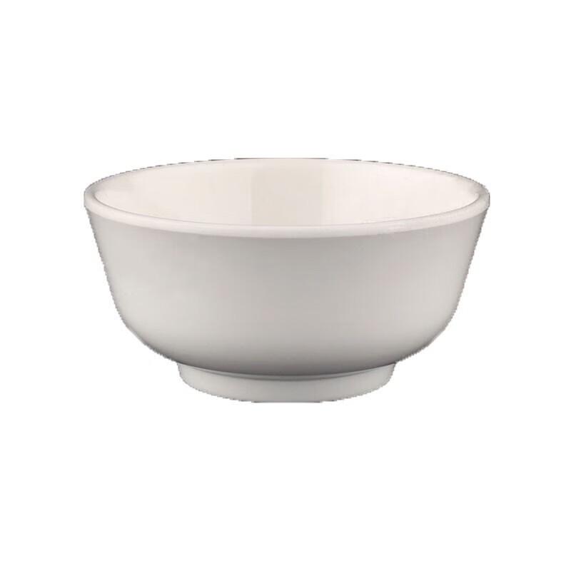Homeglen White Melamine Imitation Porcelain Bowl