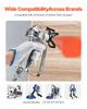 Airless Paint Spray Gun 3600PSI High Pressure Airless Spray Gun with 5Tips