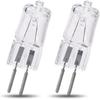 2PCS 130V 50W Microwave Oven Halogen Light Bulbs, Replace WB02X35488 Fit for GE Oven CVM521P2M6S1 CVM721M2N8S5 DVM7195BL5TS