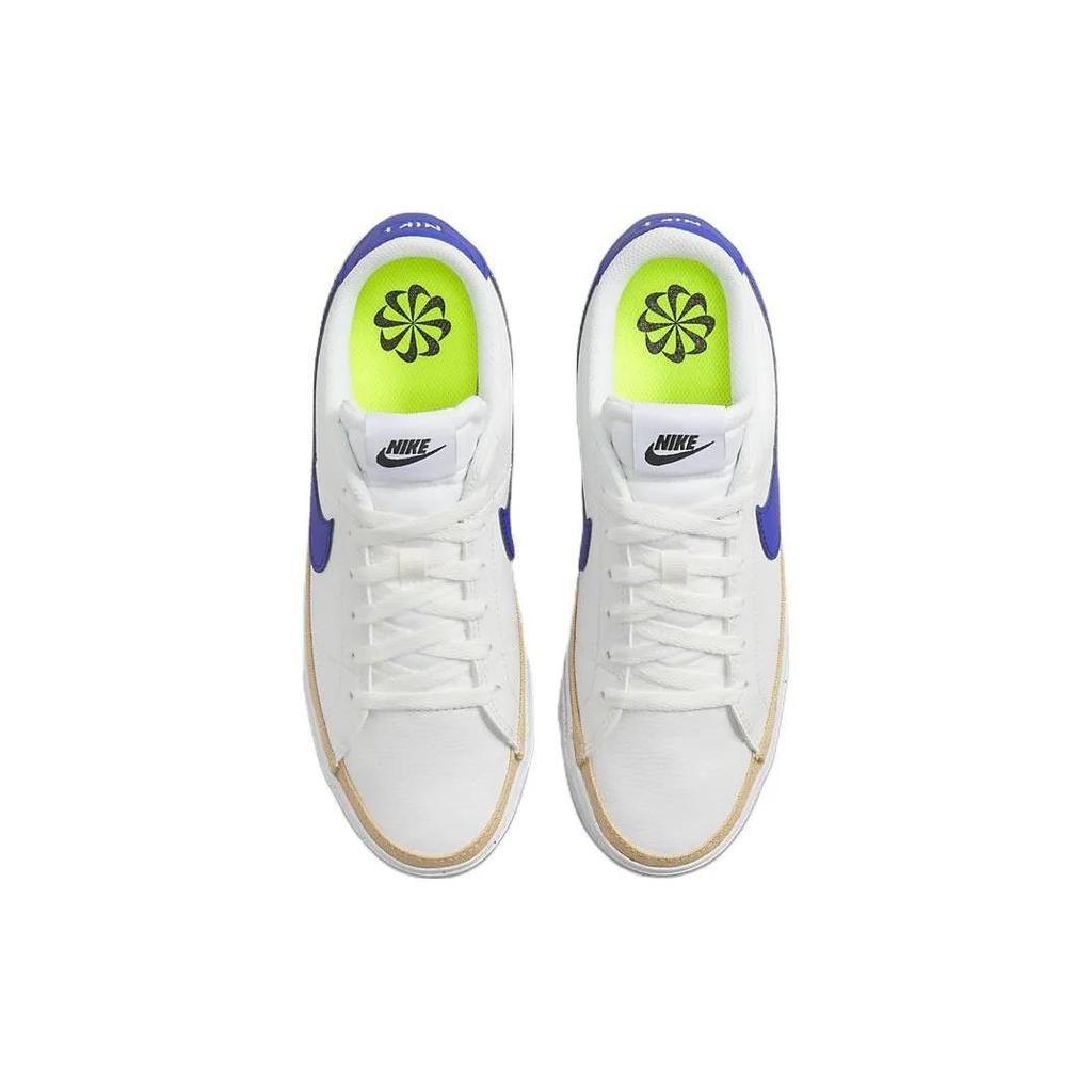 Nike Womens Court Legacy Next Nature 'Summit White Lapis' (women's sizes) Summit White / Lapis / White Skate Shoes DH3161 104