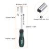 1/2 Pcs Metric Nut Driver CR-V Non-Magnetic Tip Hollow Shafts Hex Socket Screwdriver with Non-Slip Handle for Automobile Repair