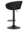 EAST Stool - Black Velvet / Black Base