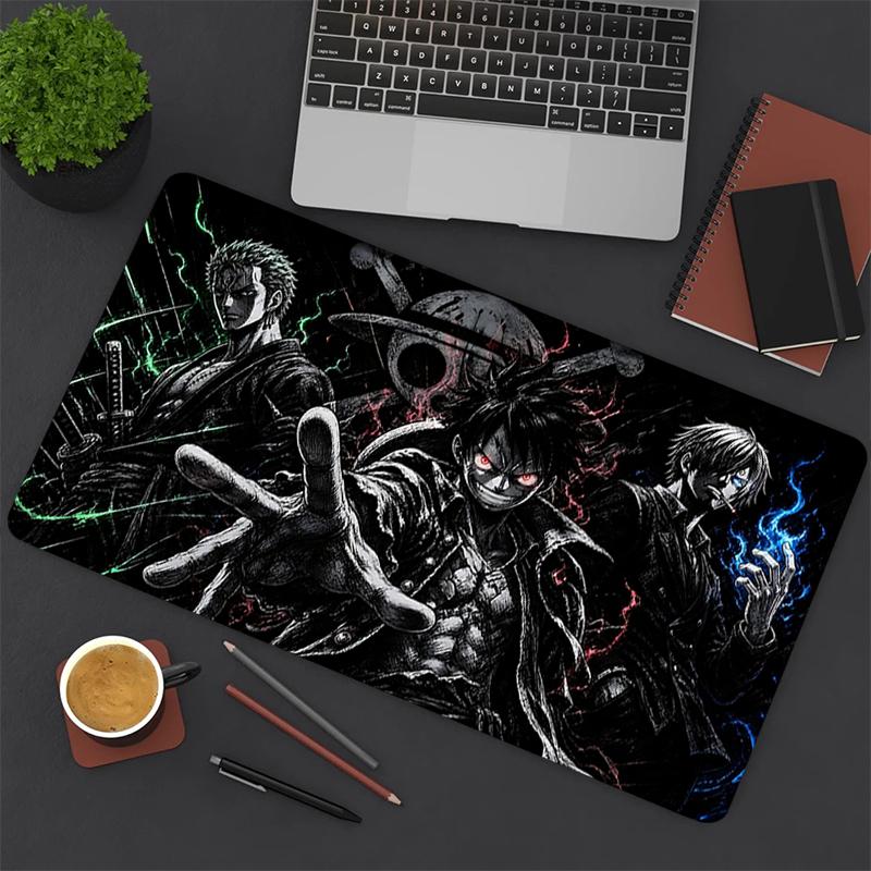 1Pc Dark Fantasy Battle Scene Gaming Mouse Pad Keyboard Desk Mat Non-slip Rubber Lock Edge Waterproof Computer Mousepad for Office Home Decor S1263