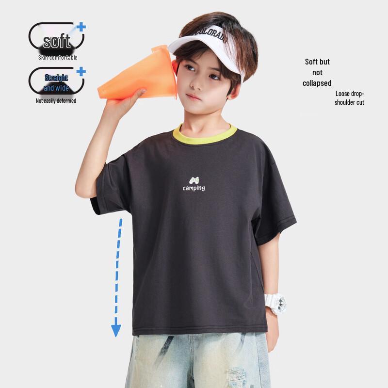 Luomeng Boys' Short Sleeve T-Shirt