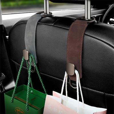 Multifunctional Rear Seat Metal Suede Hook Storage