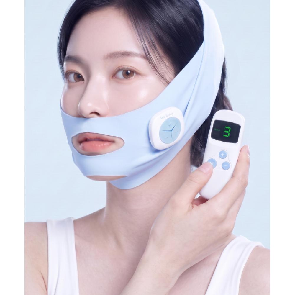 Face Factory Olly Shot V Band Mid Eye Throat Reduction Lifting Face Line Massager + Melting Shot Gift