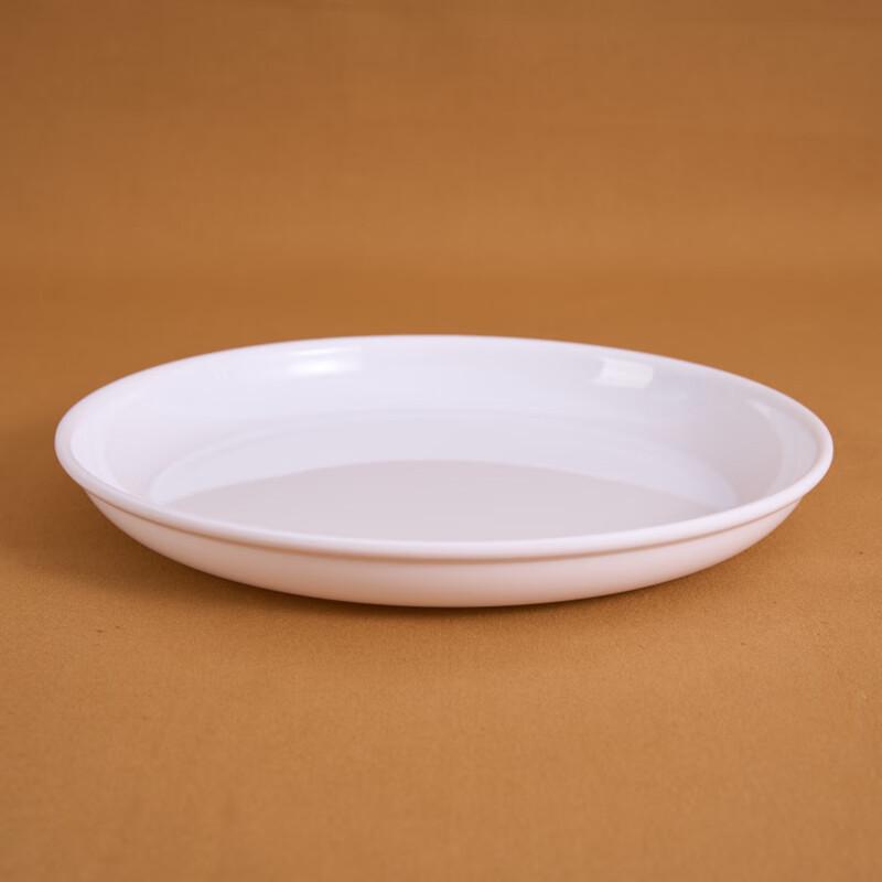 

Gouru 12-inch White Melamine Deep Round Plate