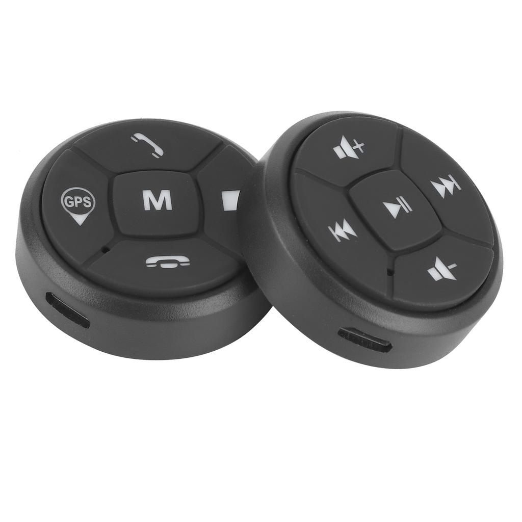 Steering Wheel Button Controller Car Steering Wheel Wireless Steering Wheel Control Button Volume GPS Wireless Controller Switch