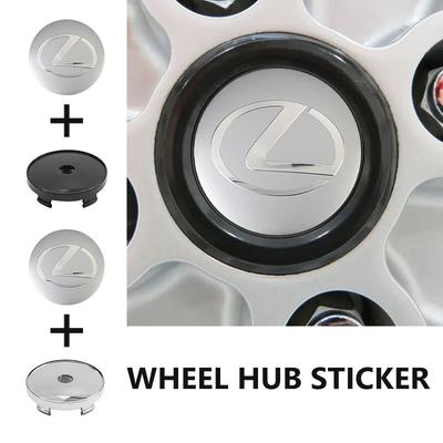 For 4pcs Car Badge Wheel Center Hub Cap Cover Accessories Auto Styling RX350 IS250 CT200h ES250 ES300h NX300h IS200 GS300 Ydzh27