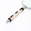 Black & White Resin Handle Magnifying Glass With Steel Frame
