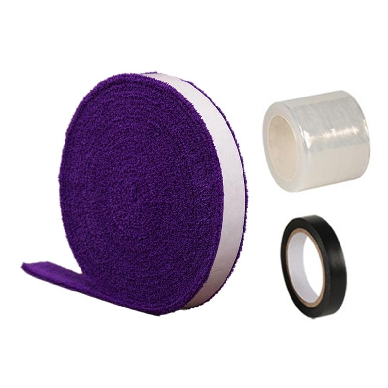Badminton Racket Grip Tape, Racket Grip Towel Antislip Grip Tape, Water Absorbent Adhesive Squash Racket Grip for Racket