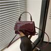 New Fashion Popular Shoulder Bag Retro Children Solid Color Handbag Niche Design Messenger Bag