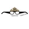 6/12/18Pcs 2027 Happy New Year Party Paper Glasses Black Gold Glitter For New Years Eve Gatherings Photo Booth Props
