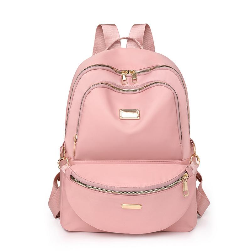 New Casual Women's Bag Women's Backpack Fashion Two-piece Set Oxford Cloth Lightweight Travel Bag
