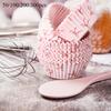 50/100/200/300pcs Muffin Cupcake Liners - 1.97*1.18inch, Valentine's Day & Heart Design, Perfect for Weddings, Birthdays, and Parties