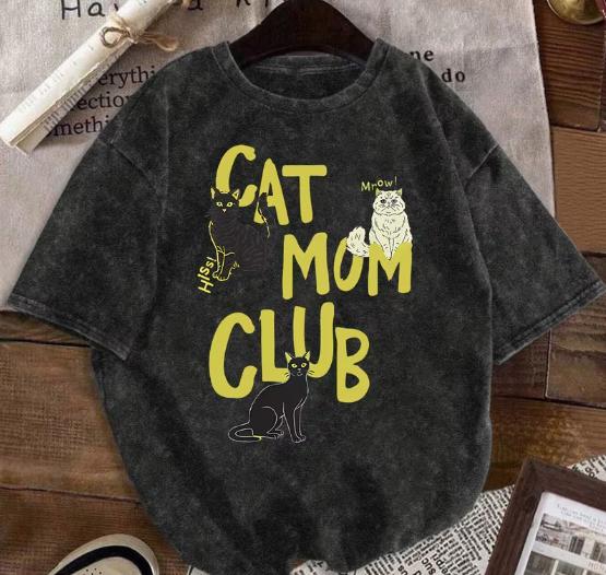 

The Best Mom Print Washed Short Sleeved Tshirt in History Vintage Round Neck Tshirt Made with Vintage Design 2XL
