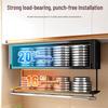 Under-Cabinet Pull-Down Spice Rack with Sensor Light