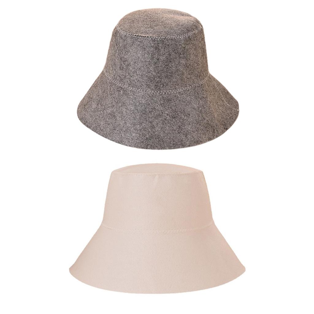Felt Hats Felt Shower Cap Fine Craftsmanship Absorbent Caps for Men and Women Stay Dry and Stylish Sauna Hat for Bathing