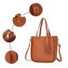 9 Colors Ladies Leather Bag Set 4Pcs Shoulder Bag Handbag Messenger Bag Set