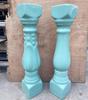 Antique High-Temperature Ceramic Guardrail Vase Column for Garden Balcony Architecture